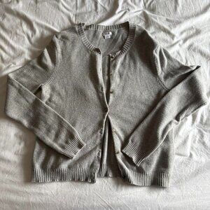 Kimchi Blue Women's Grey and Cream Cardigan